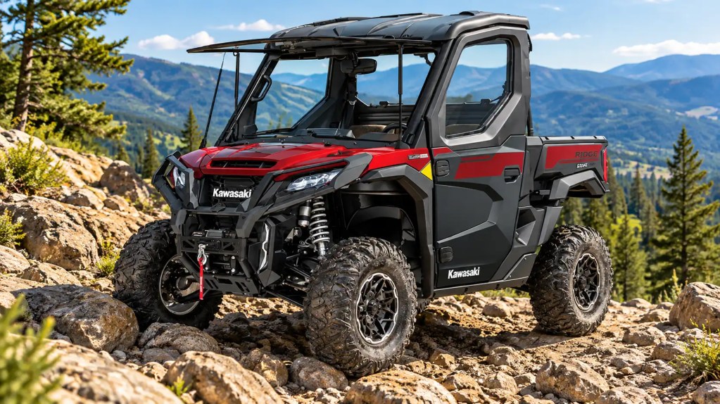 2026 Kawasaki Ridge 1000 side-by-side UTV for families